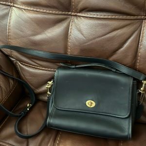 Vintage leather Coach purse